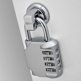 Cambination padlock locker lock LOCKR Hasp